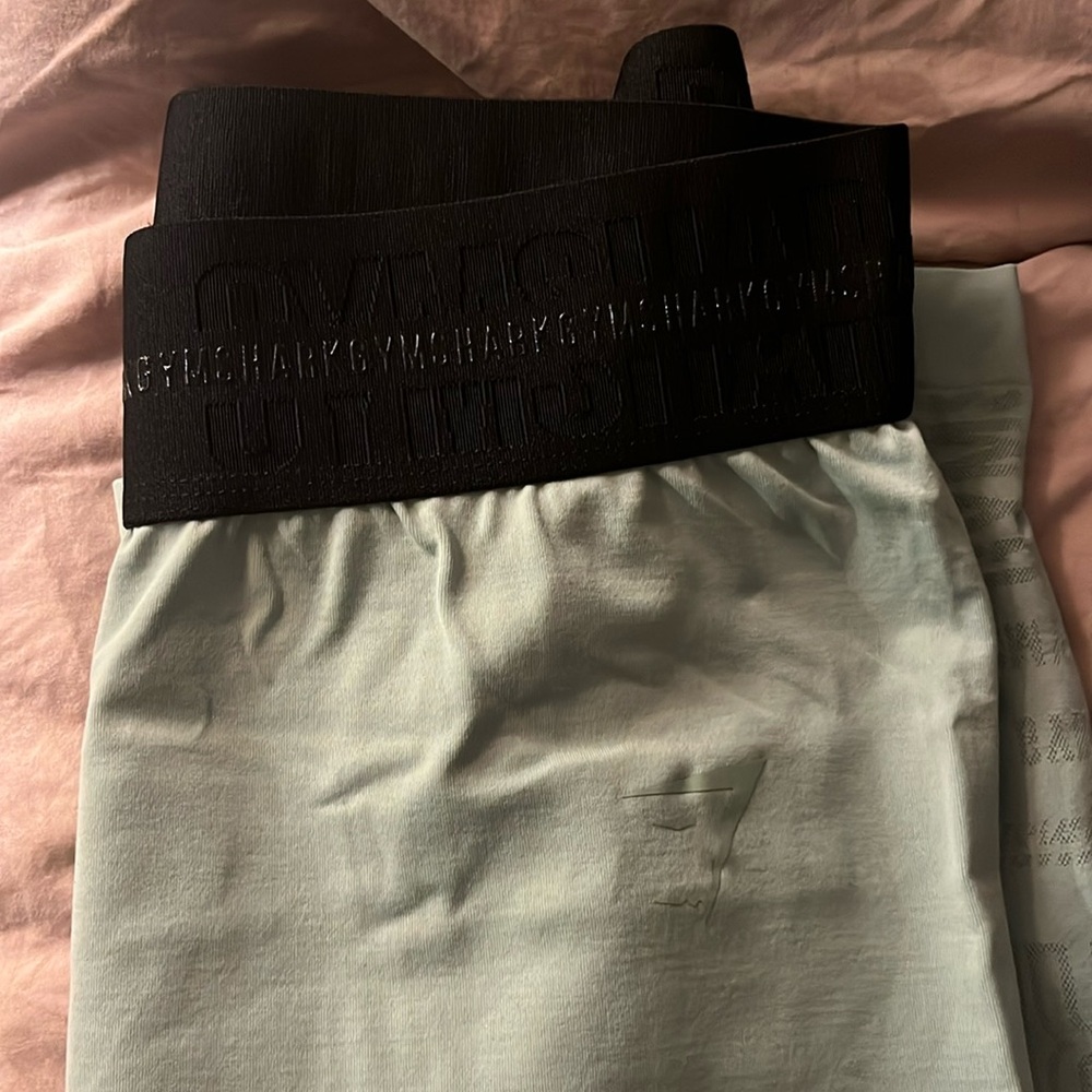 Mint green Gymshark ankle length tights sz XL